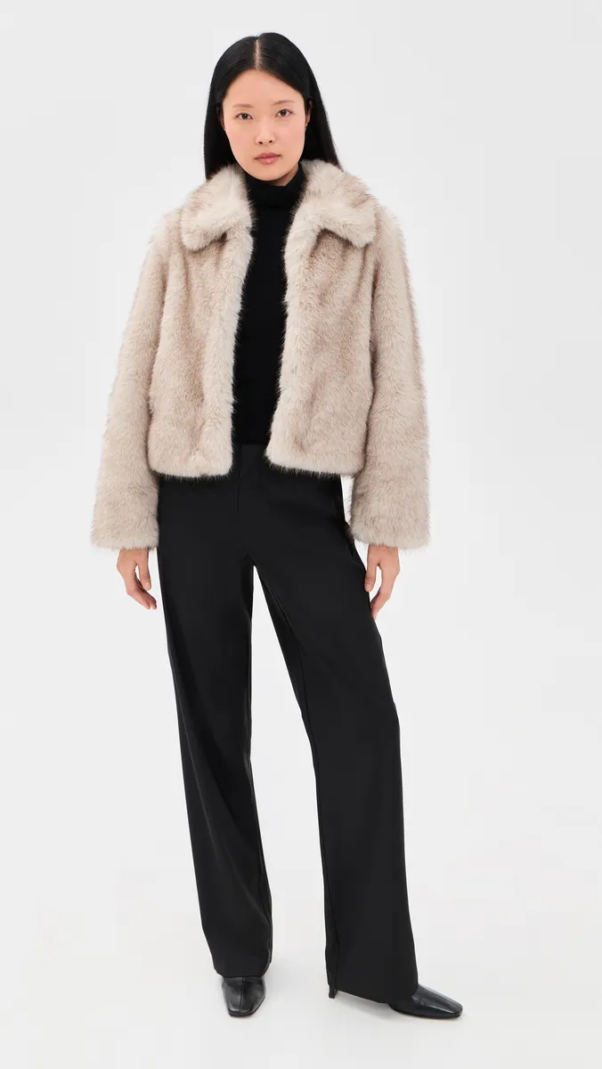 Dunst Cropped Faux Fur Jacket | Thumbnail 5