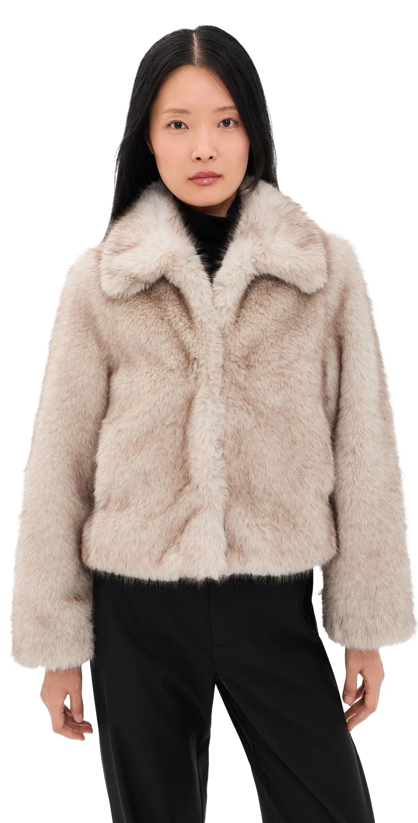 Dunst Cropped Faux Fur Jacket