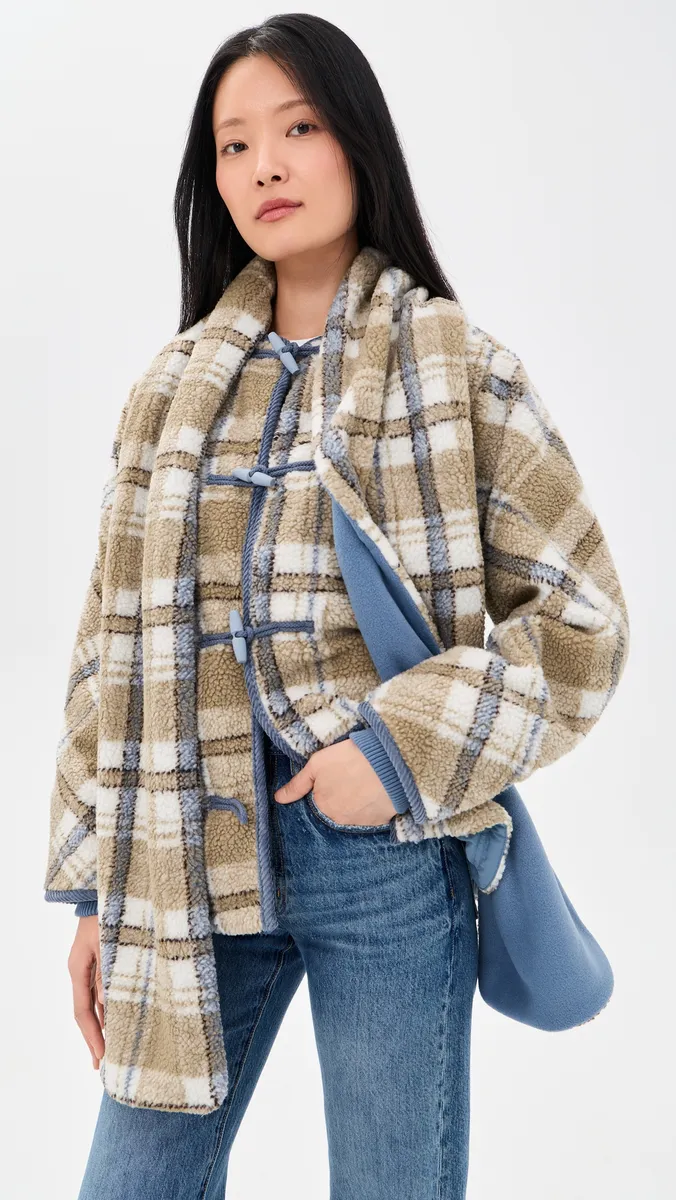 House of Sunny Fleece Scarf Jacket | Thumbnail 2 House of Sunny Fleece Scarf Jacket | Thumbnail 2