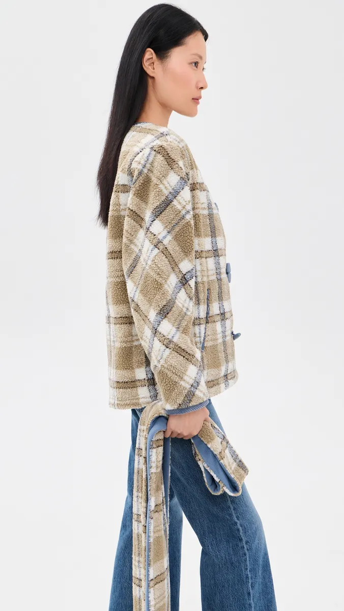 House of Sunny Fleece Scarf Jacket | Thumbnail 4 House of Sunny Fleece Scarf Jacket | Thumbnail 4