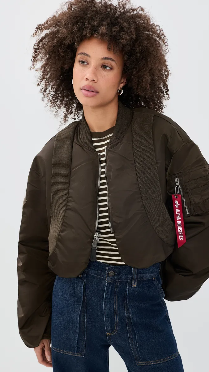 Alpha Industries MA-1 Oversized Fitflight Jacket | Thumbnail 2 Alpha Industries MA-1 Oversized Fitflight Jacket | Thumbnail 2