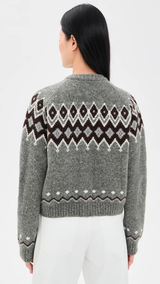 Dunst Unisex Chunky Pattern Cardigan | Thumbnail 3