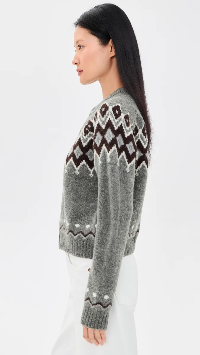 Dunst Unisex Chunky Pattern Cardigan | Thumbnail 4