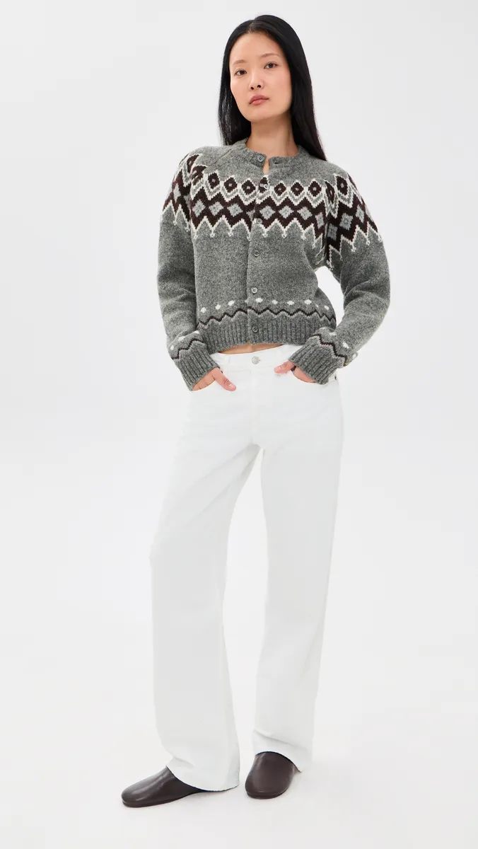 Dunst Unisex Chunky Pattern Cardigan | Thumbnail 5