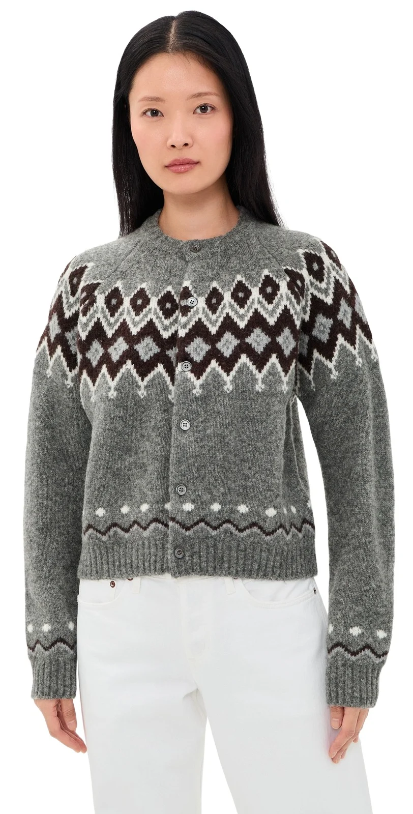 Unisex Chunky Pattern Cardigan