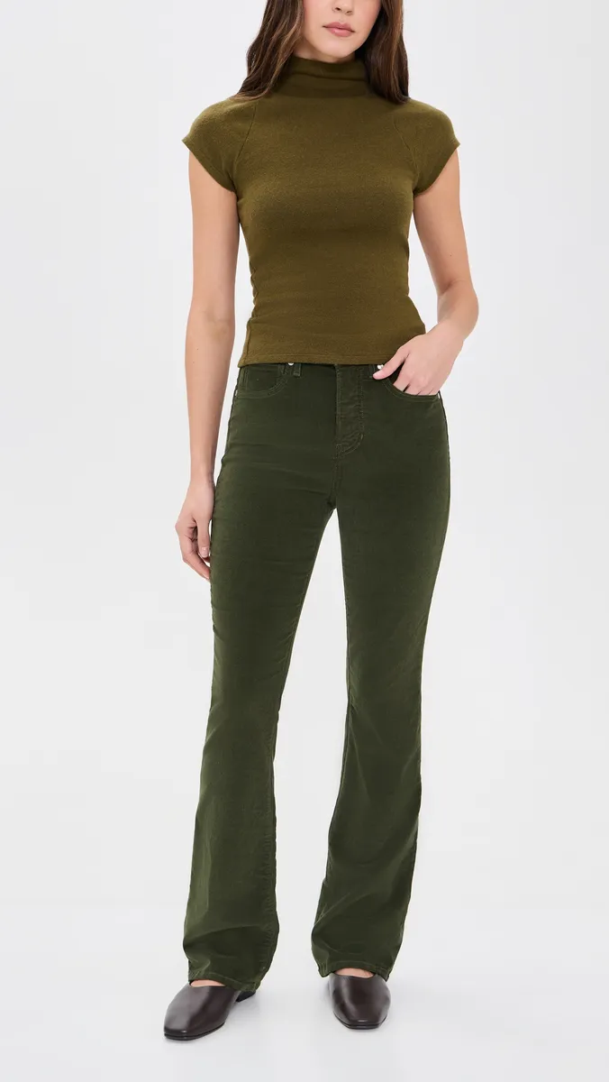 Veronica Beard Jean Cameron Mid Rise Bootcut Corduroy Pants | Thumbnail 5 Veronica Beard Jean Cameron Mid Rise Bootcut Corduroy Pants | Thumbnail 5