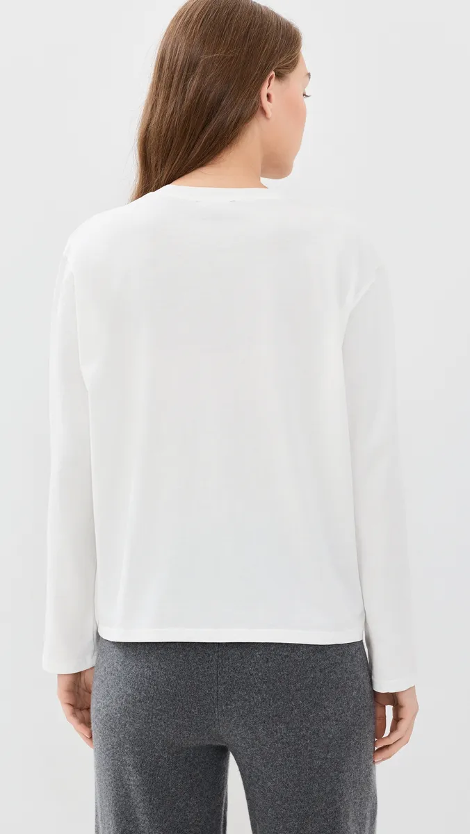 Hatch The Washed Cotton Long Sleeve Maternity T-Shirt | Thumbnail 3 Hatch The Washed Cotton Long Sleeve Maternity T-Shirt | Thumbnail 3