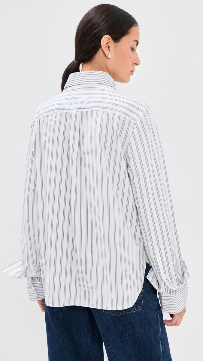 TWP Double Layer Boyfriend Button Down Shirt | Thumbnail 3 TWP Double Layer Boyfriend Button Down Shirt | Thumbnail 3