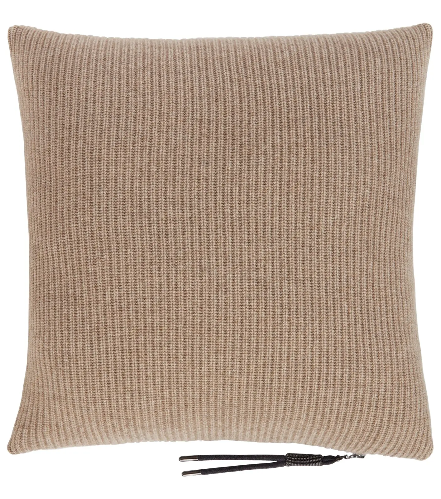 Brunello Cucinelli Ribbed-knit cashmere cushion