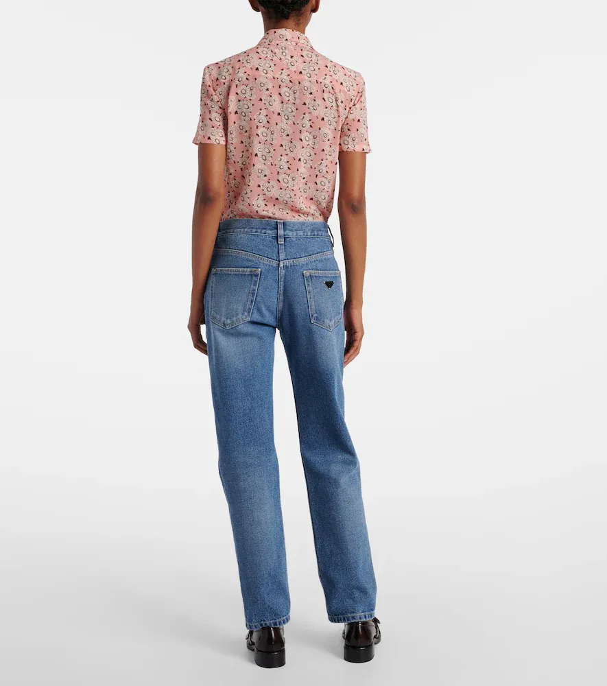 Prada Low-rise straight jeans | Thumbnail 3