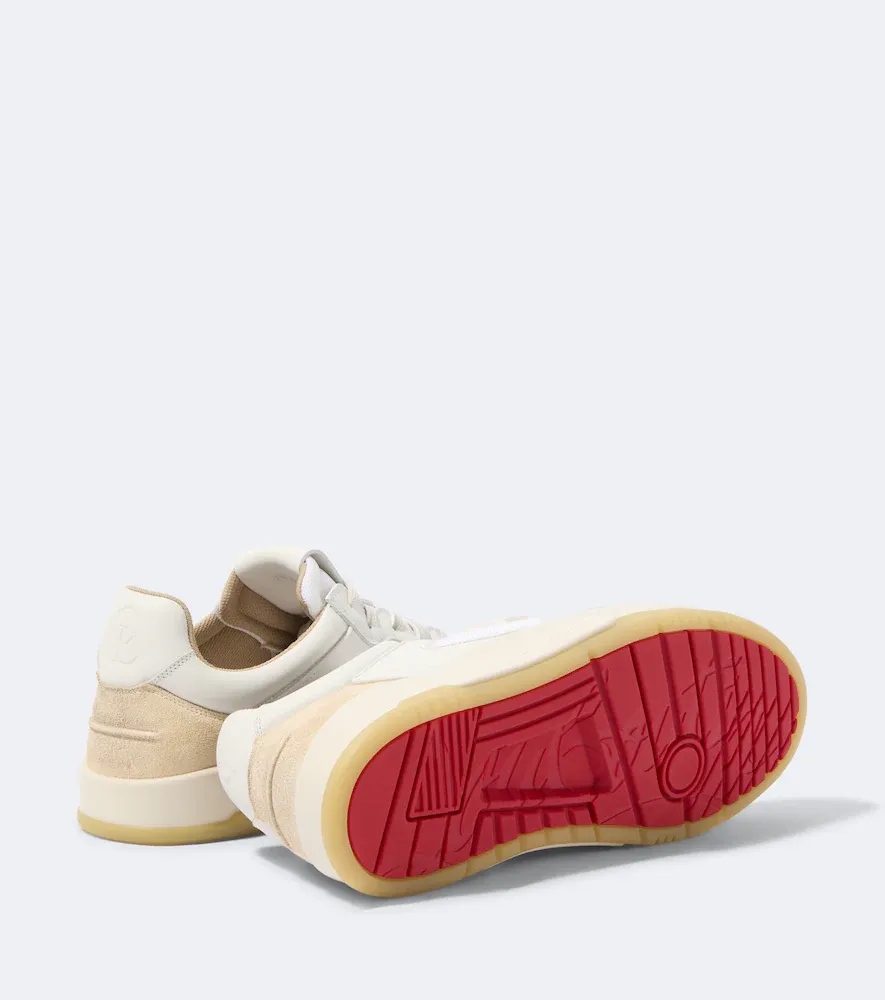 Christian Louboutin Bsktball 1 Retro suede and leather sneakers | Thumbnail 4 Christian Louboutin Bsktball 1 Retro suede and leather sneakers | Thumbnail 4