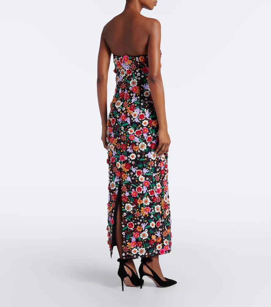Carolina Herrera Embellished floral organza cocktail dress | Thumbnail 5 Carolina Herrera Embellished floral organza cocktail dress | Thumbnail 5