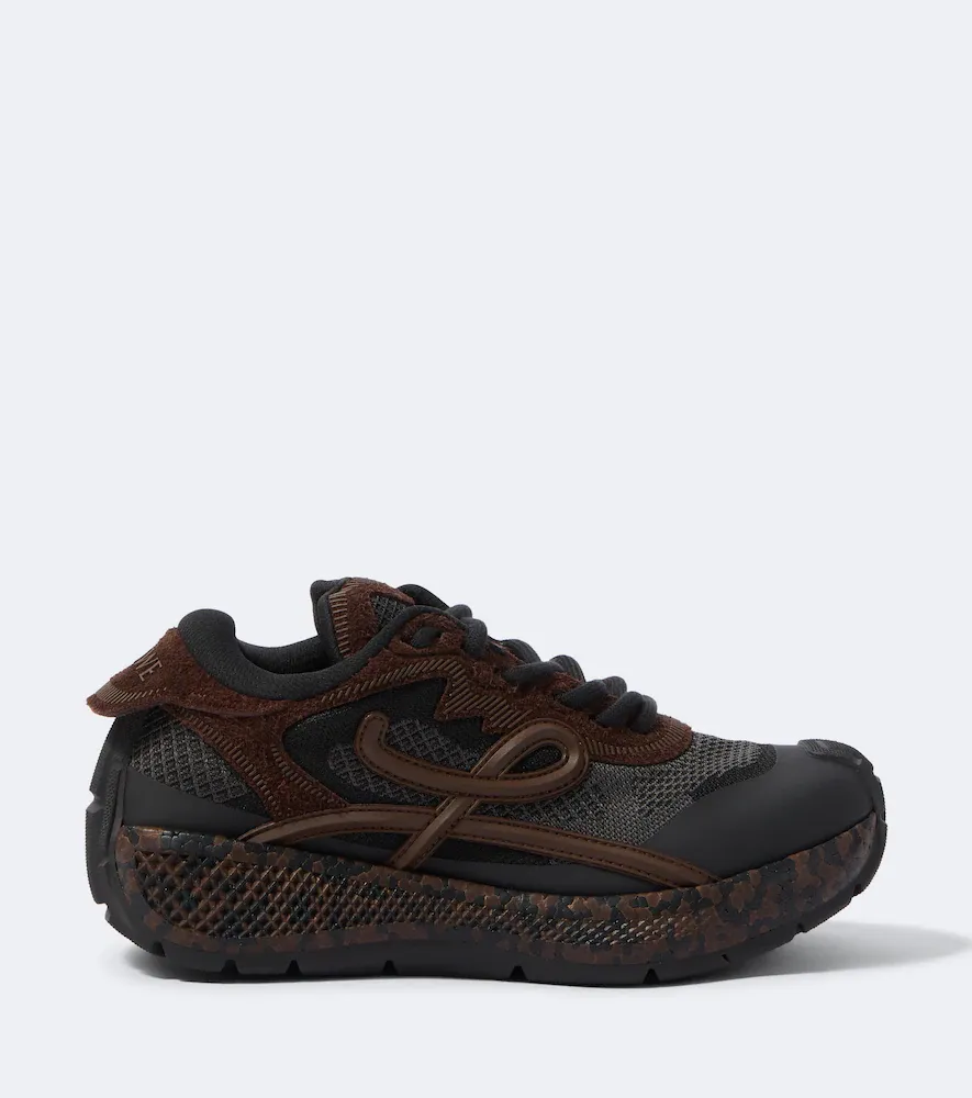 Loewe Pogo suede-trimmed sneakers | Thumbnail 2