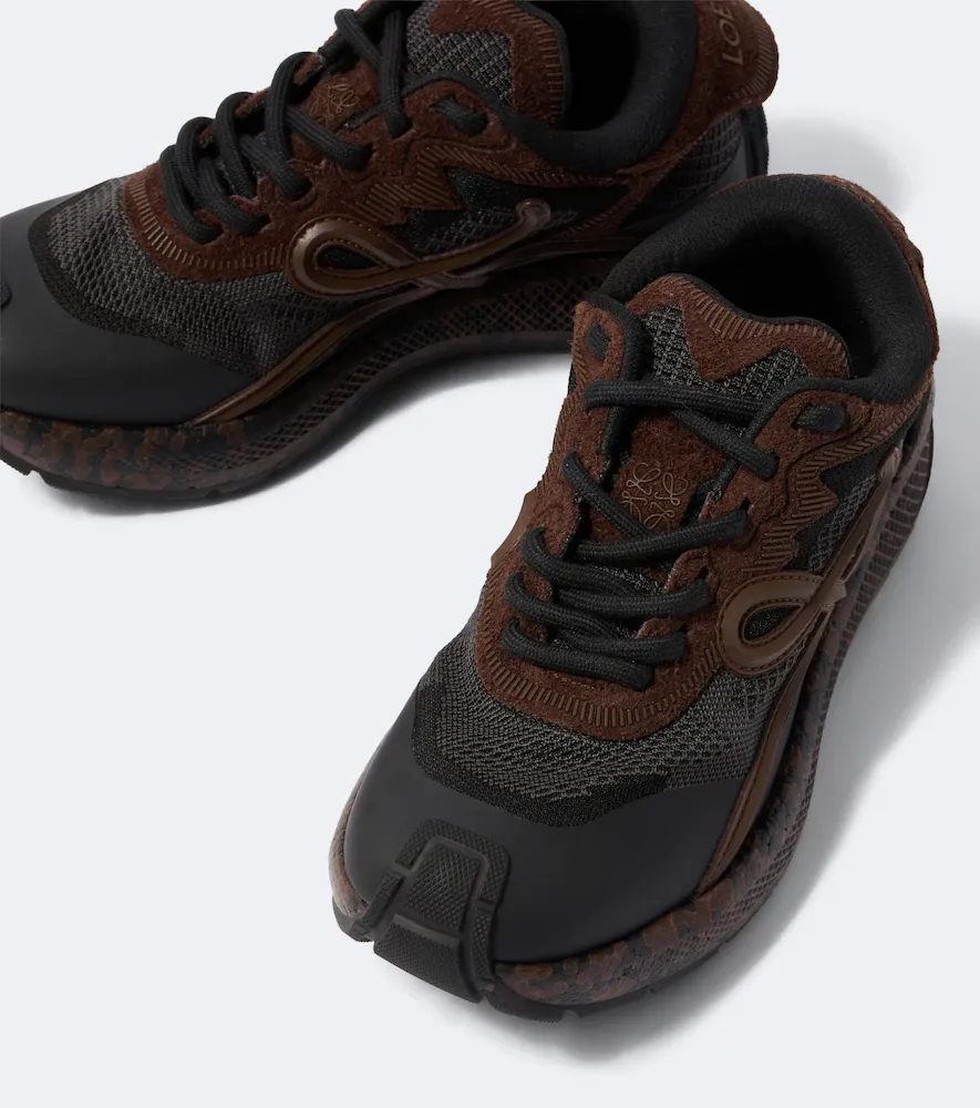 Loewe Pogo suede-trimmed sneakers | Thumbnail 6
