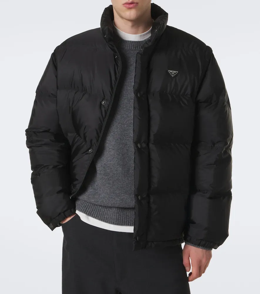 Prada Re-Nylon down jacket | Thumbnail 4 Prada Re-Nylon down jacket | Thumbnail 4