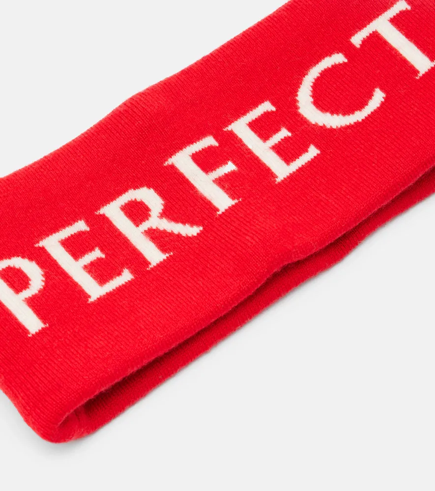 Perfect Moment Logo wool-blend headband | Thumbnail 2 Perfect Moment Logo wool-blend headband | Thumbnail 2