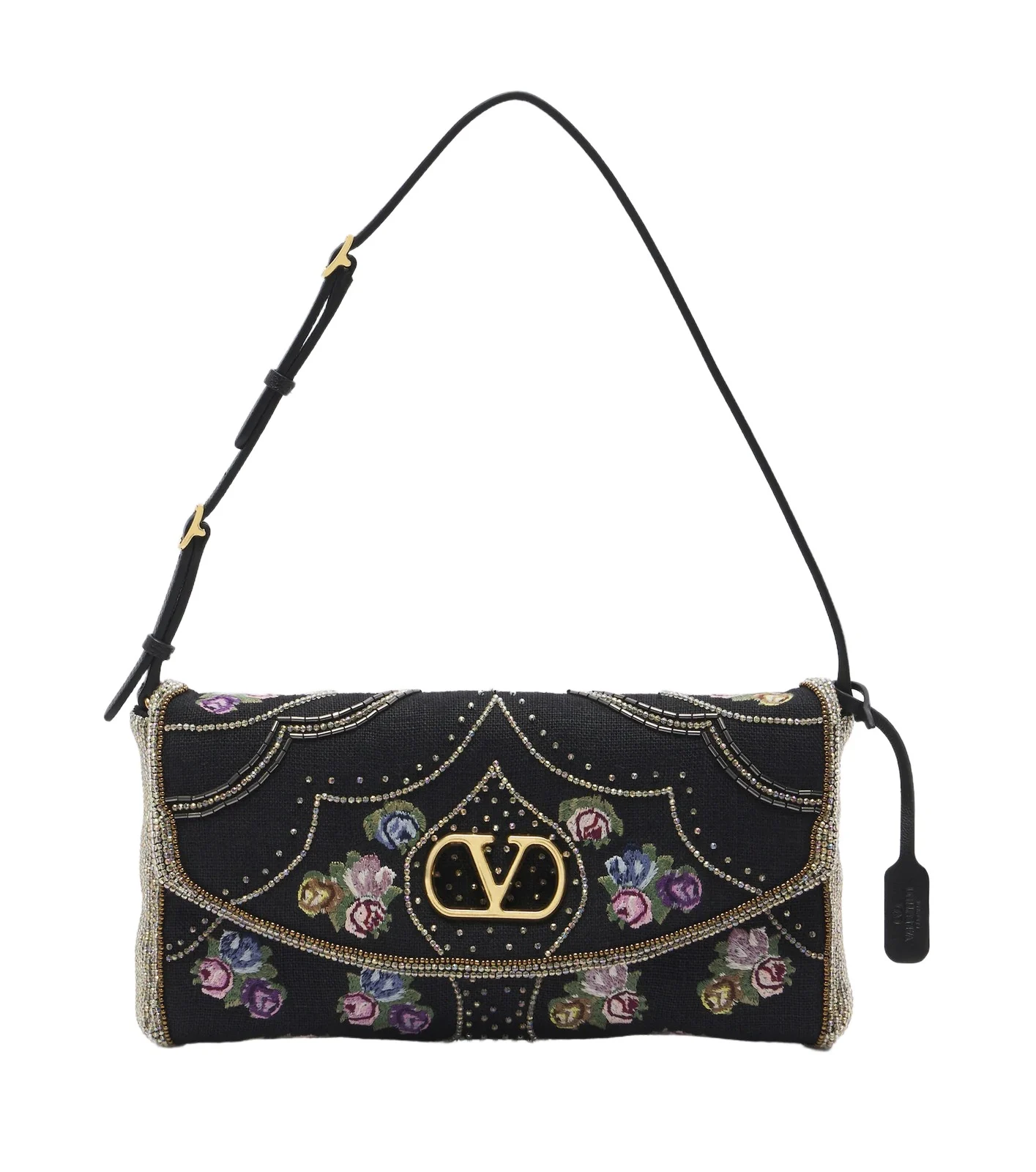 Valentino Garavani DeVain Small floral embellished shoulder bag