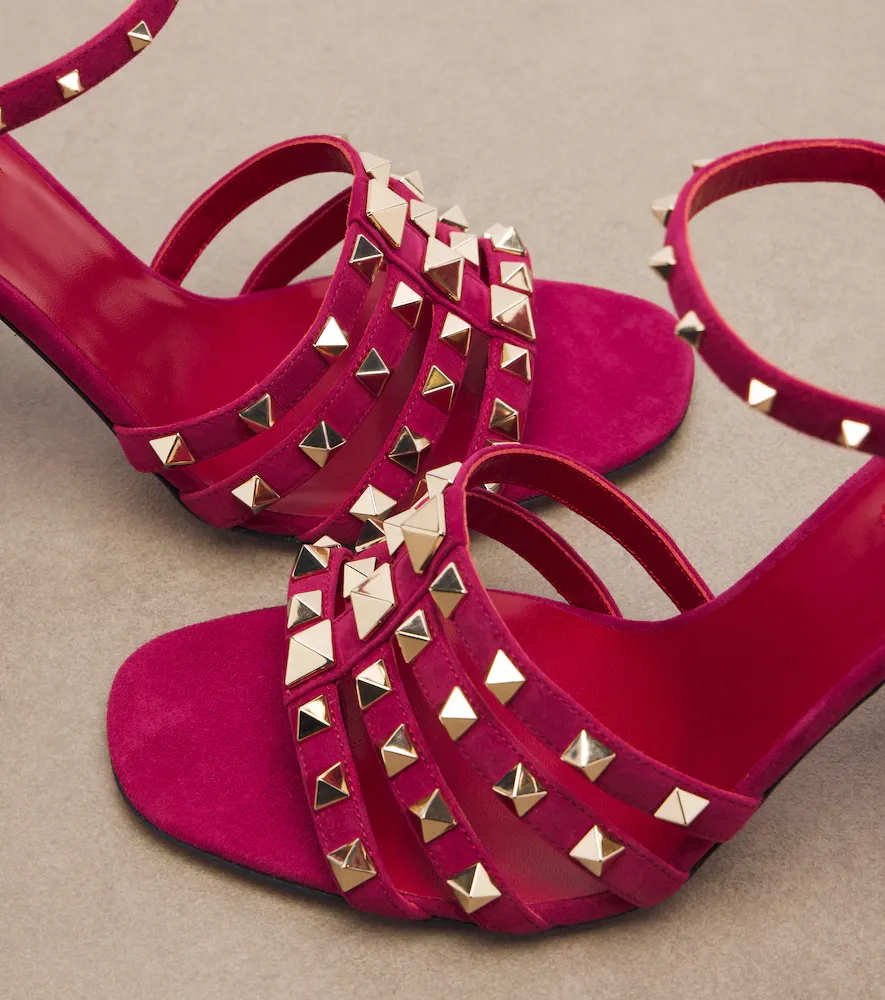 Valentino Garavani Rockstud suede sandals | Thumbnail 3 Valentino Garavani Rockstud suede sandals | Thumbnail 3