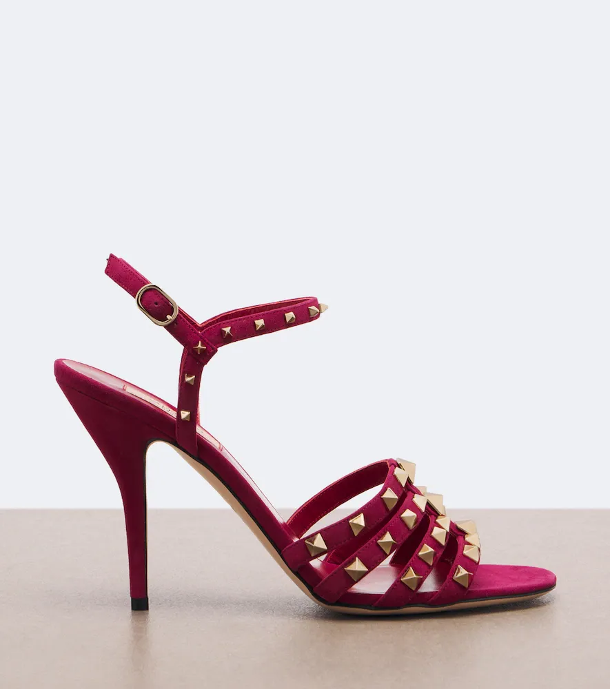 Valentino Garavani Rockstud suede sandals | Thumbnail 4 Valentino Garavani Rockstud suede sandals | Thumbnail 4