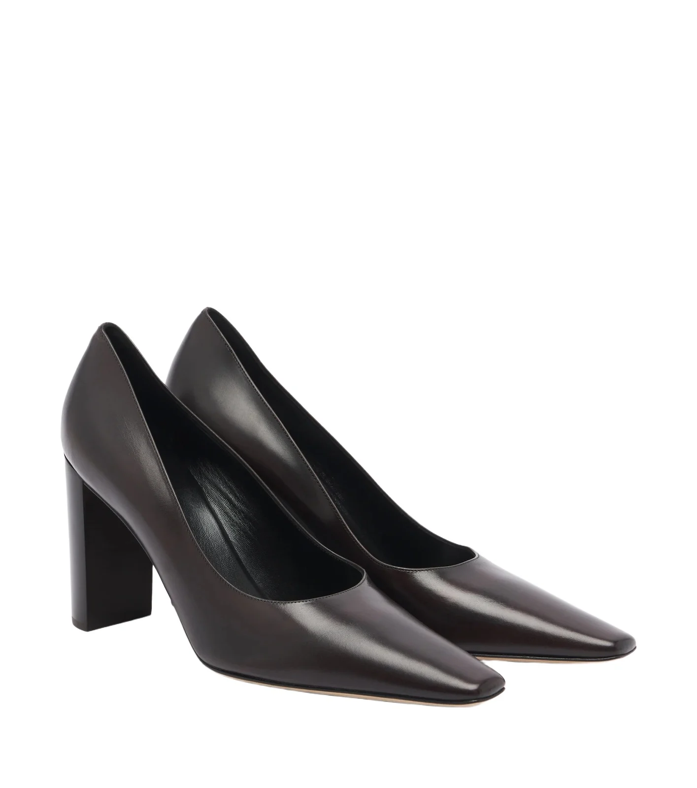 The Row Pia leather pumps