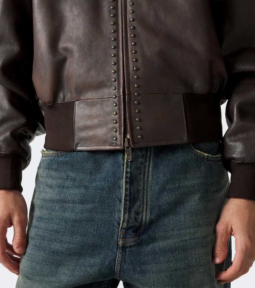 Balenciaga Studded hooded leather jacket | Thumbnail 4 Balenciaga Studded hooded leather jacket | Thumbnail 4