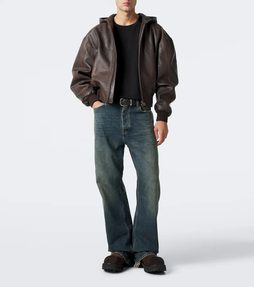 Balenciaga Studded hooded leather jacket | Thumbnail 7 Balenciaga Studded hooded leather jacket | Thumbnail 7