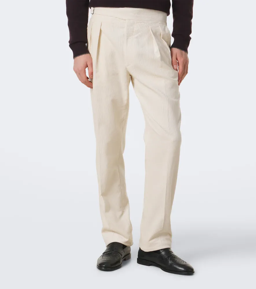Ralph Lauren Purple Label Byron cotton corduroy straight pants | Thumbnail 3 Ralph Lauren Purple Label Byron cotton corduroy straight pants | Thumbnail 3
