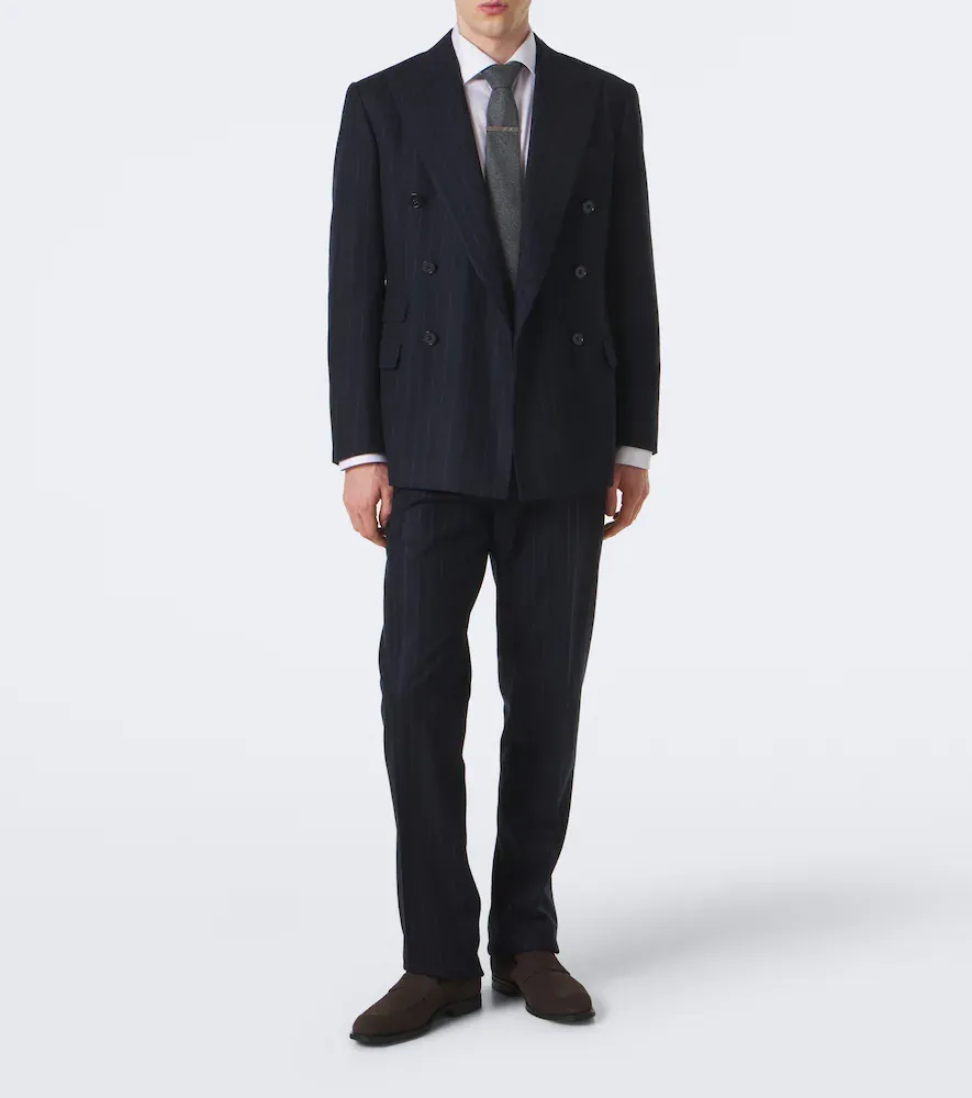 Ralph Lauren Purple Label Chalk stripe wool and cashmere suit | Thumbnail 4 Ralph Lauren Purple Label Chalk stripe wool and cashmere suit | Thumbnail 4