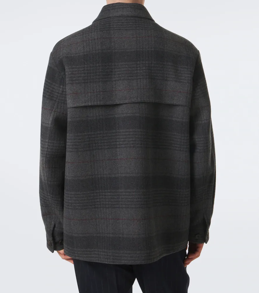 Ralph Lauren Purple Label Chancery wool and cashmere overshirt | Thumbnail 2 Ralph Lauren Purple Label Chancery wool and cashmere overshirt | Thumbnail 2