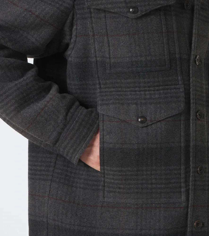 Ralph Lauren Purple Label Chancery wool and cashmere overshirt | Thumbnail 3 Ralph Lauren Purple Label Chancery wool and cashmere overshirt | Thumbnail 3