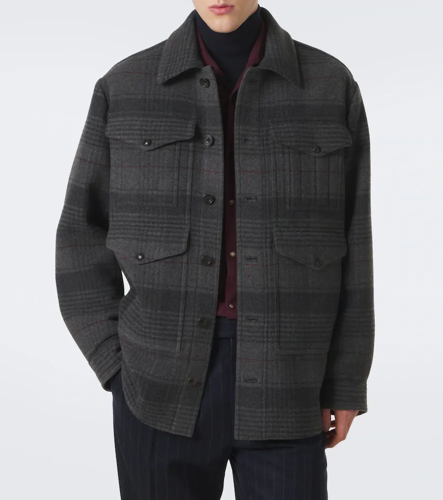 Ralph Lauren Purple Label Chancery wool and cashmere overshirt | Thumbnail 6 Ralph Lauren Purple Label Chancery wool and cashmere overshirt | Thumbnail 6