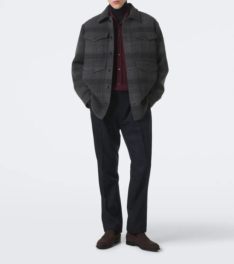 Ralph Lauren Purple Label Chancery wool and cashmere overshirt | Thumbnail 7 Ralph Lauren Purple Label Chancery wool and cashmere overshirt | Thumbnail 7
