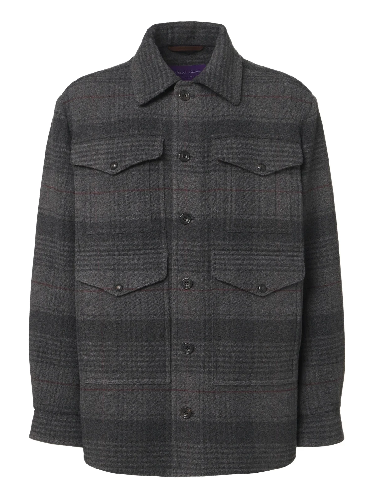 Ralph Lauren Purple Label Chancery wool and cashmere overshirt