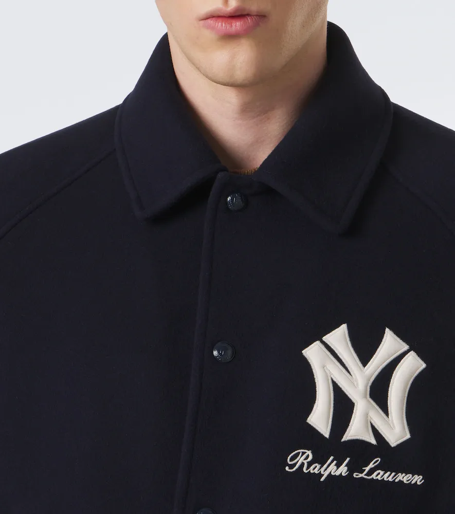 Ralph Lauren Purple Label x MLB shearling-lined twill blouson jacket | Thumbnail 4 Ralph Lauren Purple Label x MLB shearling-lined twill blouson jacket | Thumbnail 4