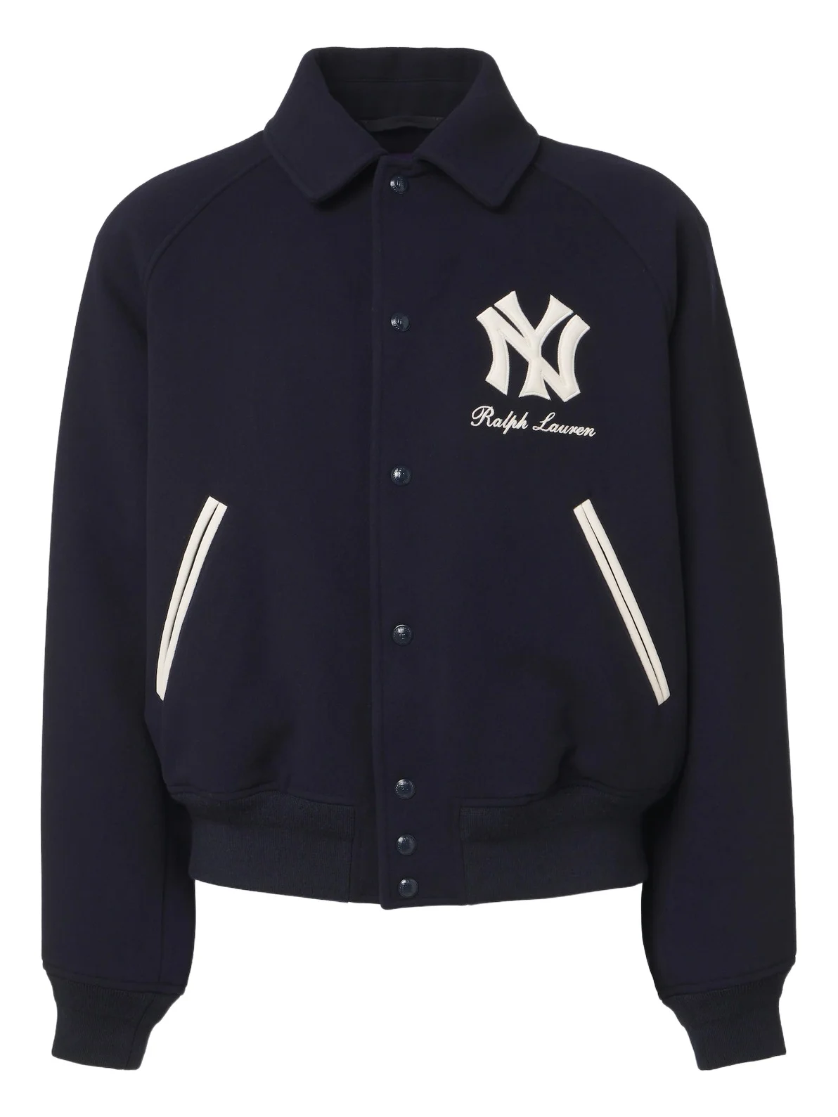 Ralph Lauren Purple Label x MLB shearling-lined twill blouson jacket