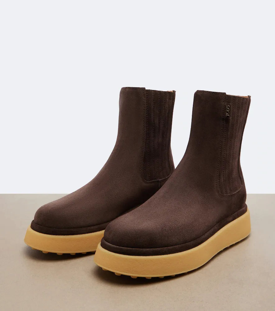 Tod's Gommino suede platform ankle boots | Thumbnail 2 Tod's Gommino suede platform ankle boots | Thumbnail 2