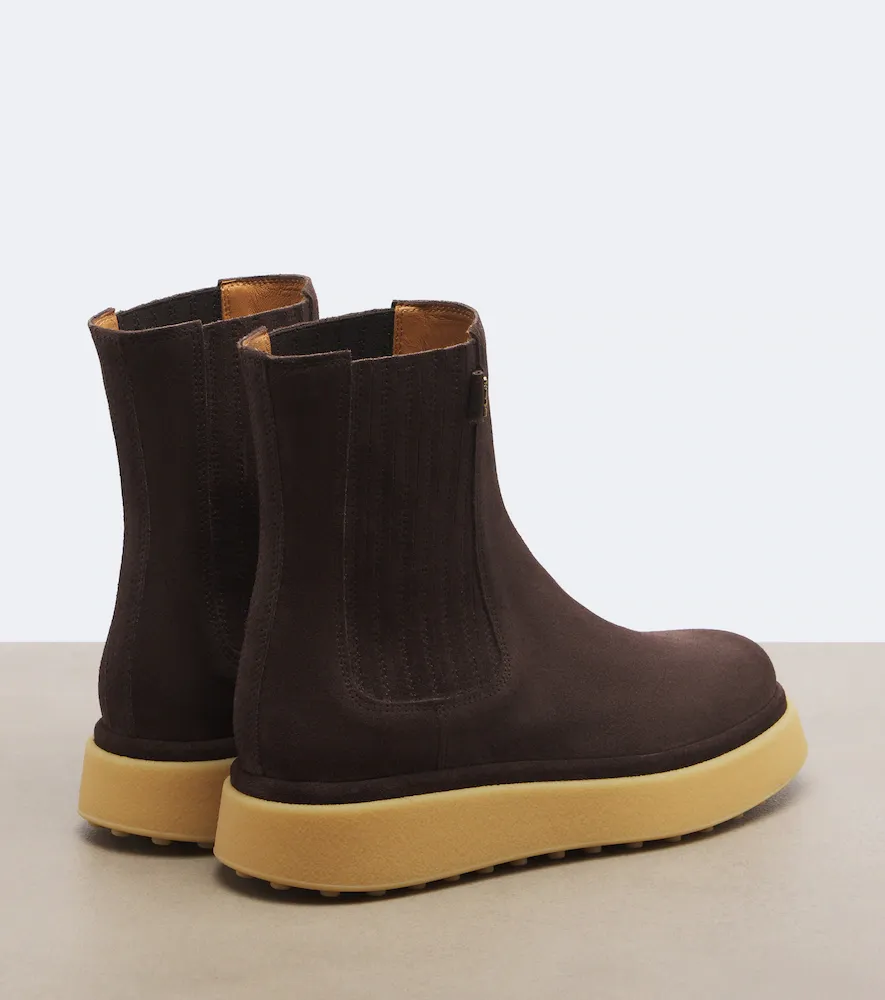 Tod's Gommino suede platform ankle boots | Thumbnail 3 Tod's Gommino suede platform ankle boots | Thumbnail 3