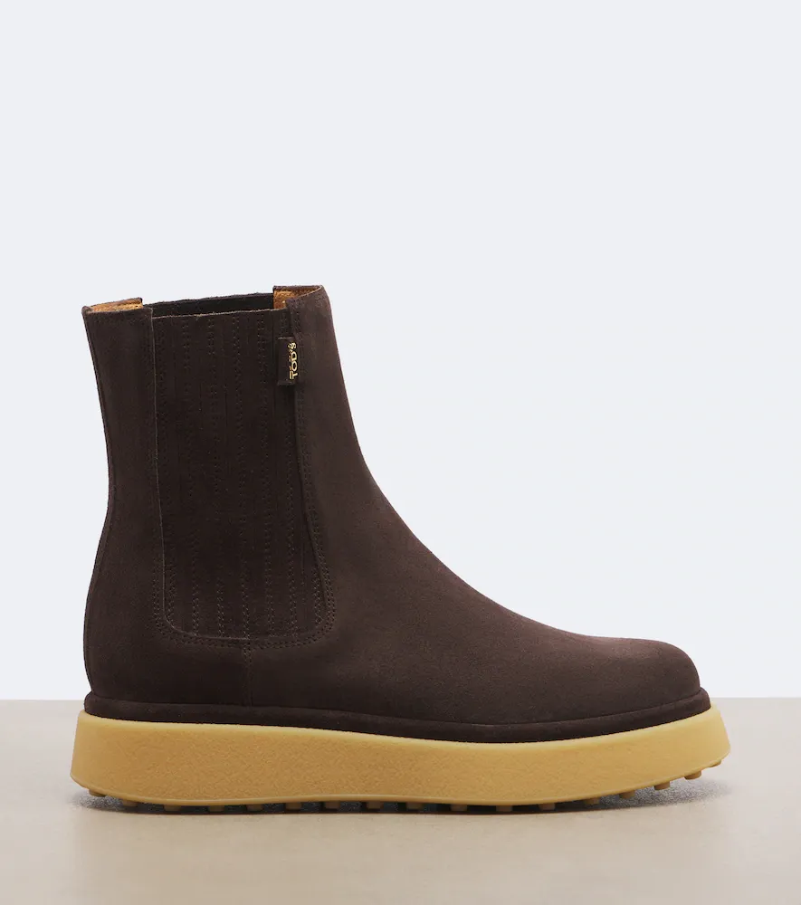 Tod's Gommino suede platform ankle boots | Thumbnail 4 Tod's Gommino suede platform ankle boots | Thumbnail 4