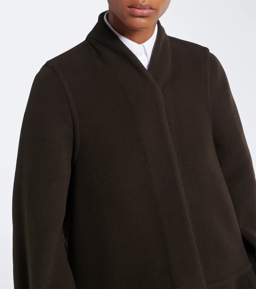 Loewe Peplum wool and cashmere coat | Thumbnail 3