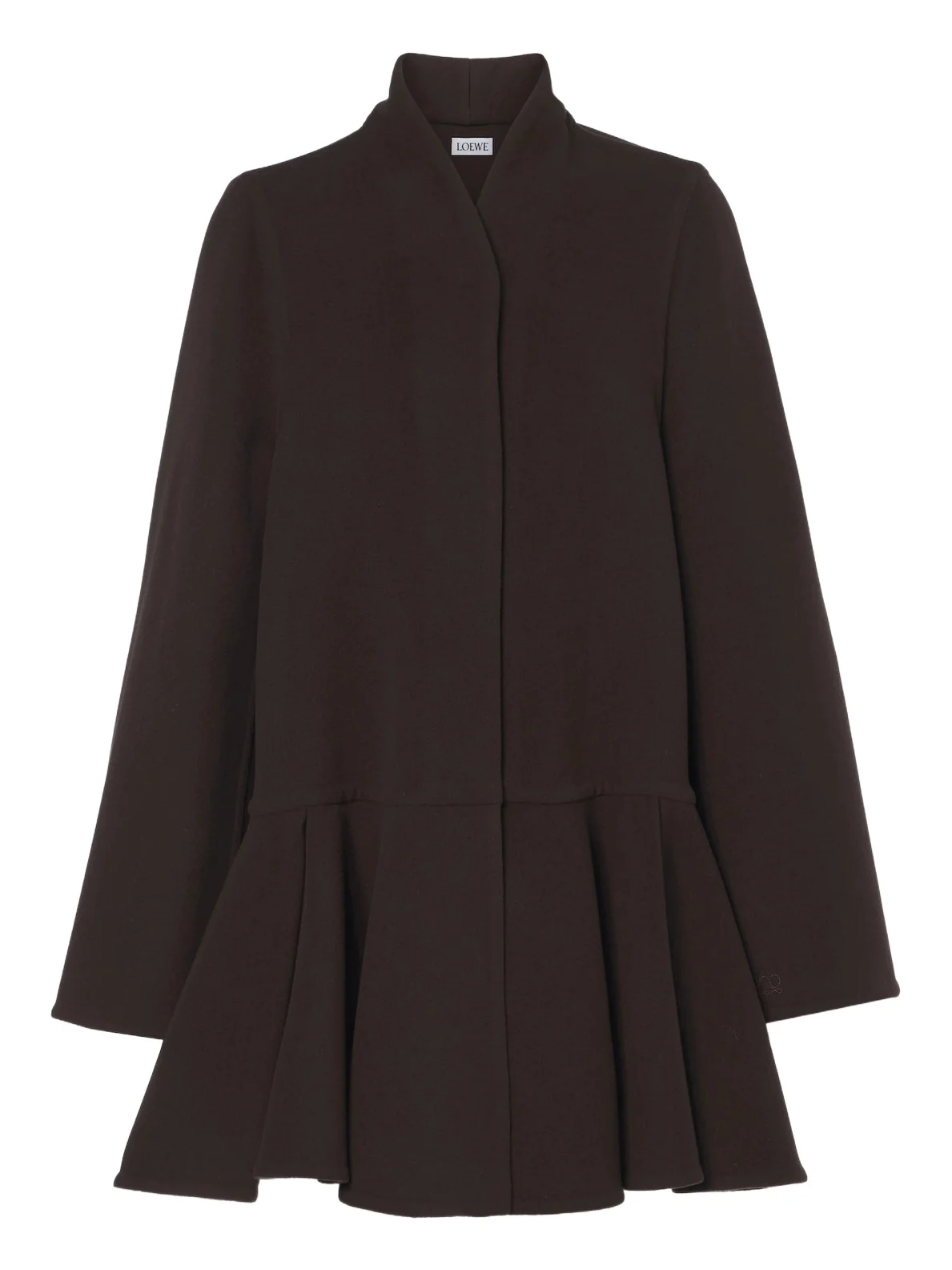 Peplum wool and cashmere coat Peplum wool and cashmere coat