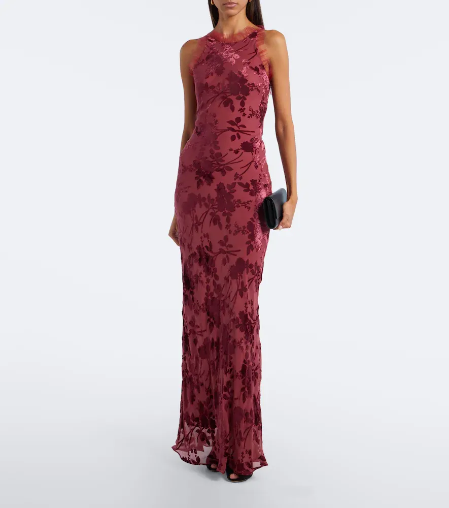 Rodarte Floral devoré maxi dress | Thumbnail 4 Rodarte Floral devoré maxi dress | Thumbnail 4