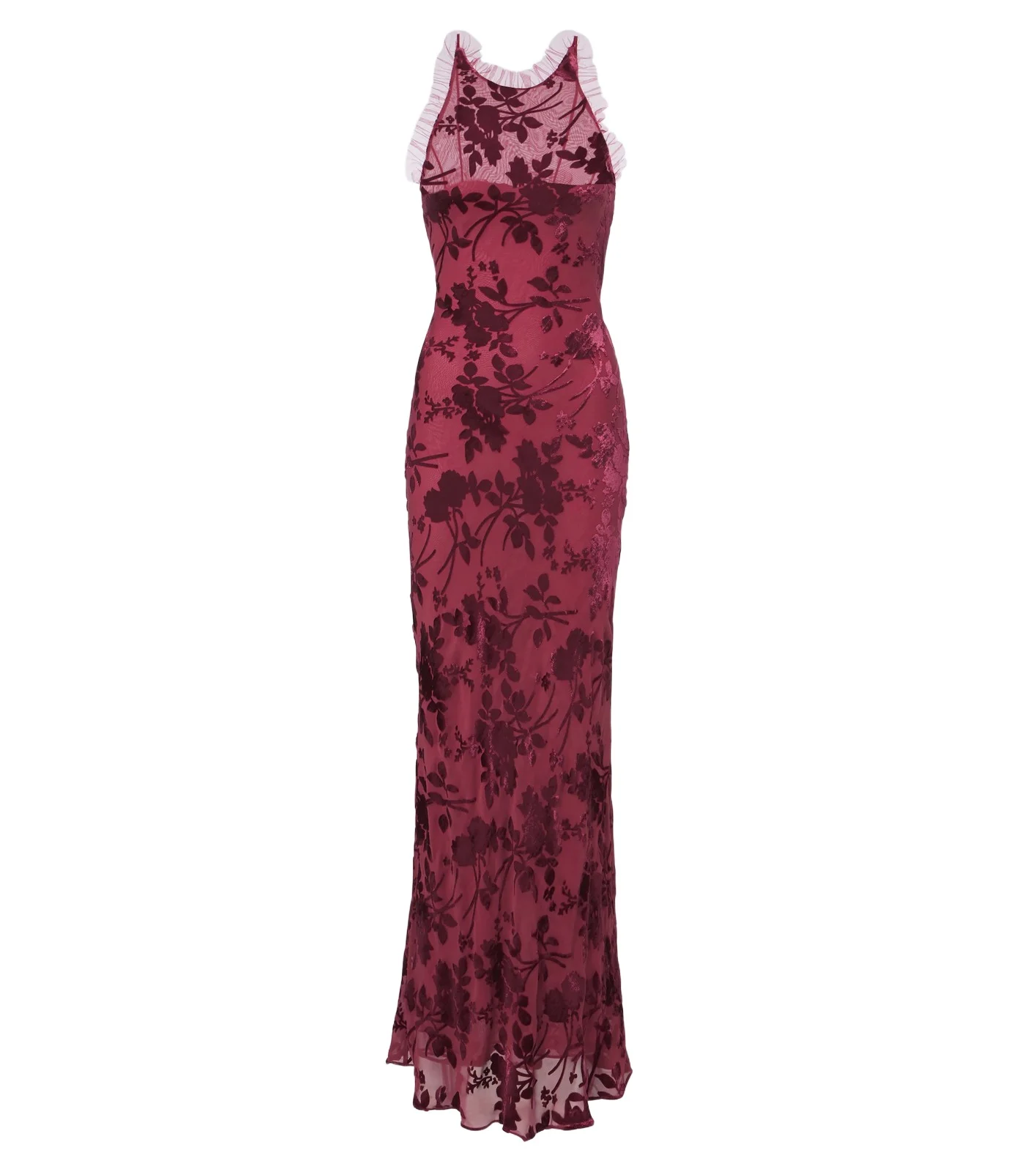 Floral devoré maxi dress Floral devoré maxi dress