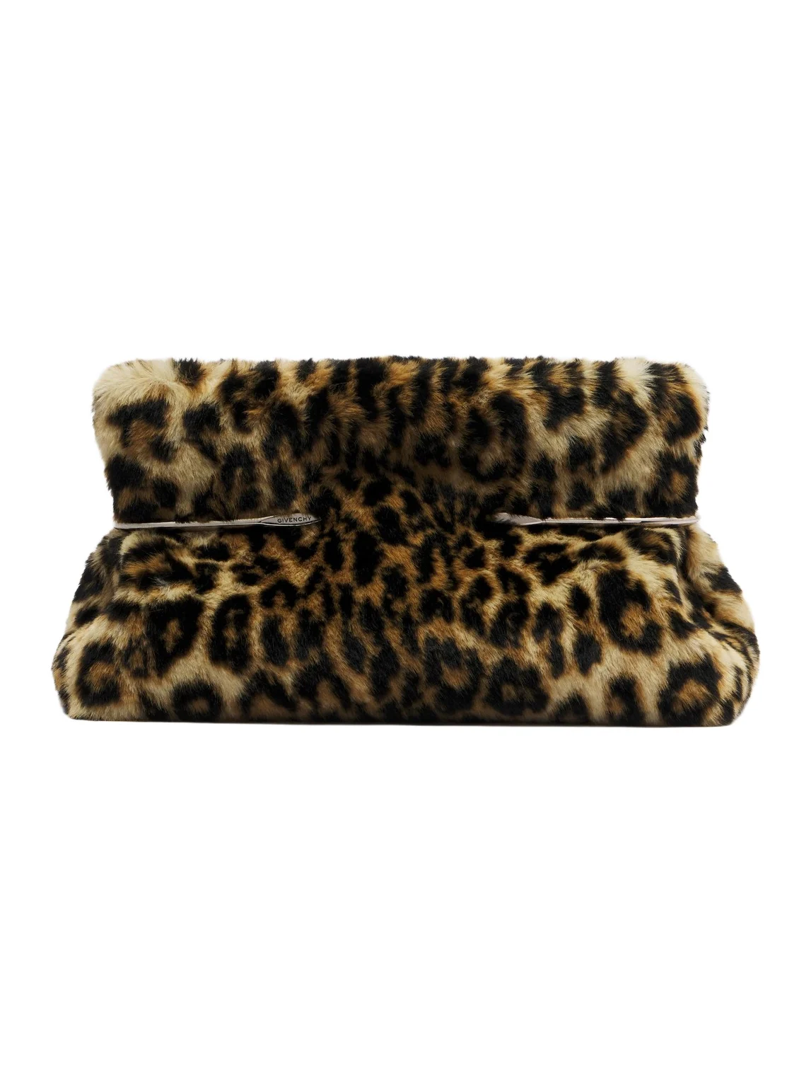 Givenchy Pinch Soft leopard-print clutch