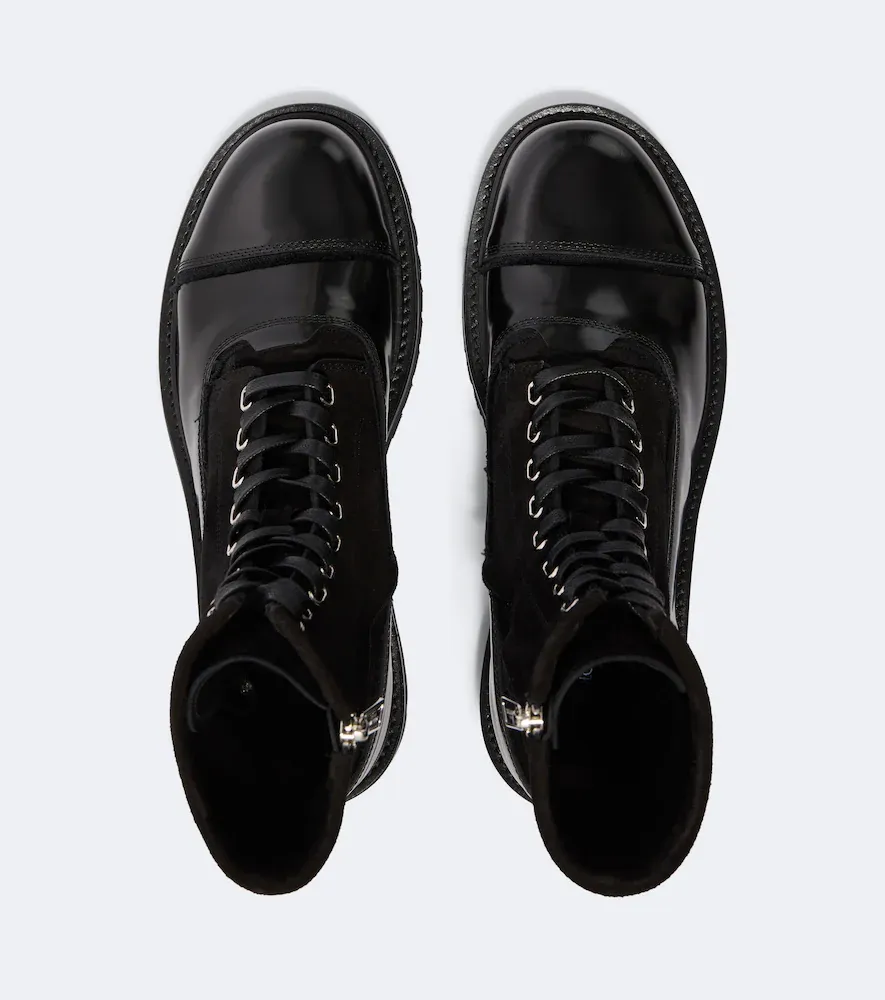 Dolce & Gabbana Suede and leather lace-up boots | Thumbnail 5 Dolce & Gabbana Suede and leather lace-up boots | Thumbnail 5