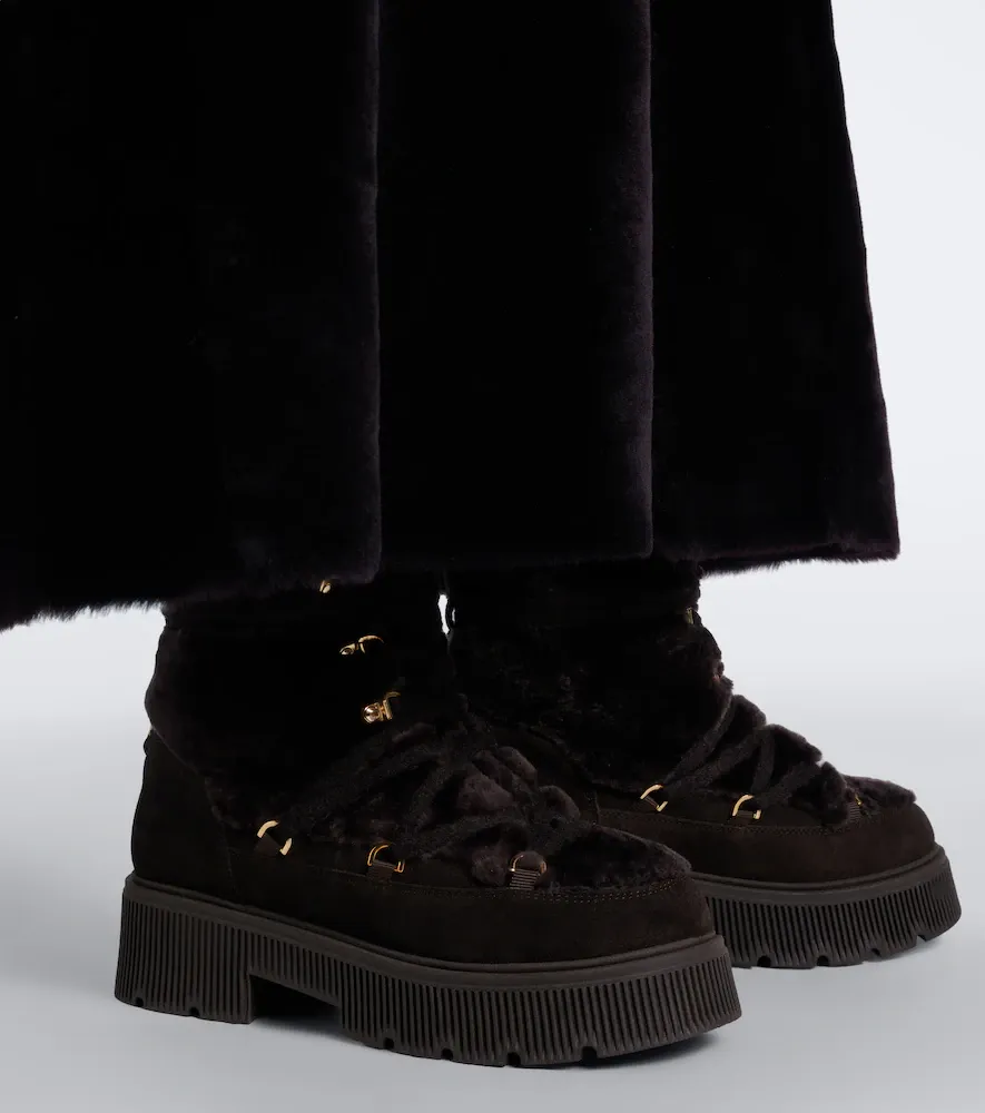 Bogner Turin shearling-lined suede lace-up boots | Thumbnail 6