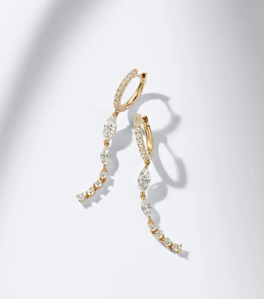 Anita Ko Olympia 18kt gold drop earrings with diamonds | Thumbnail 5 Anita Ko Olympia 18kt gold drop earrings with diamonds | Thumbnail 5