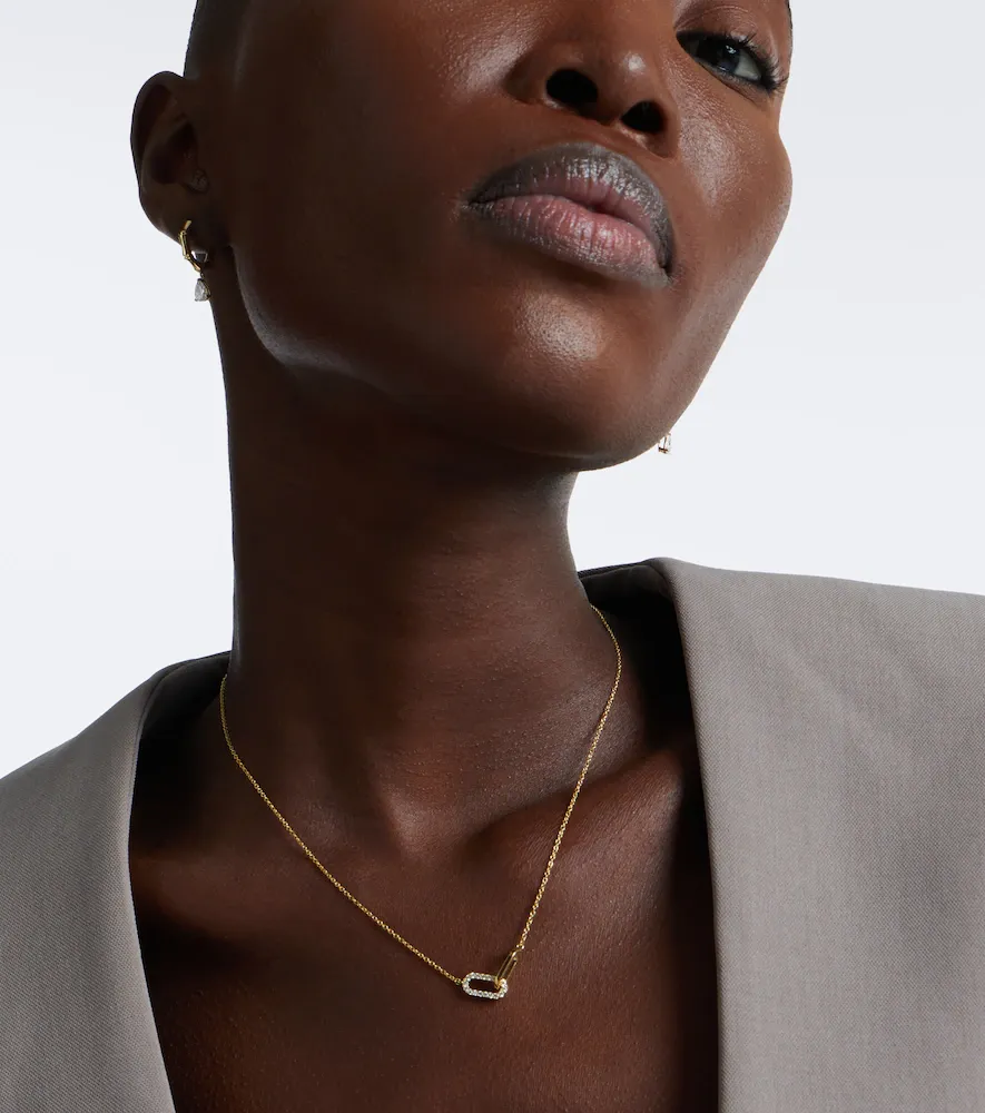 Bucherer Fine Jewellery Link 18kt gold necklace with diamonds | Thumbnail 4 Bucherer Fine Jewellery Link 18kt gold necklace with diamonds | Thumbnail 4