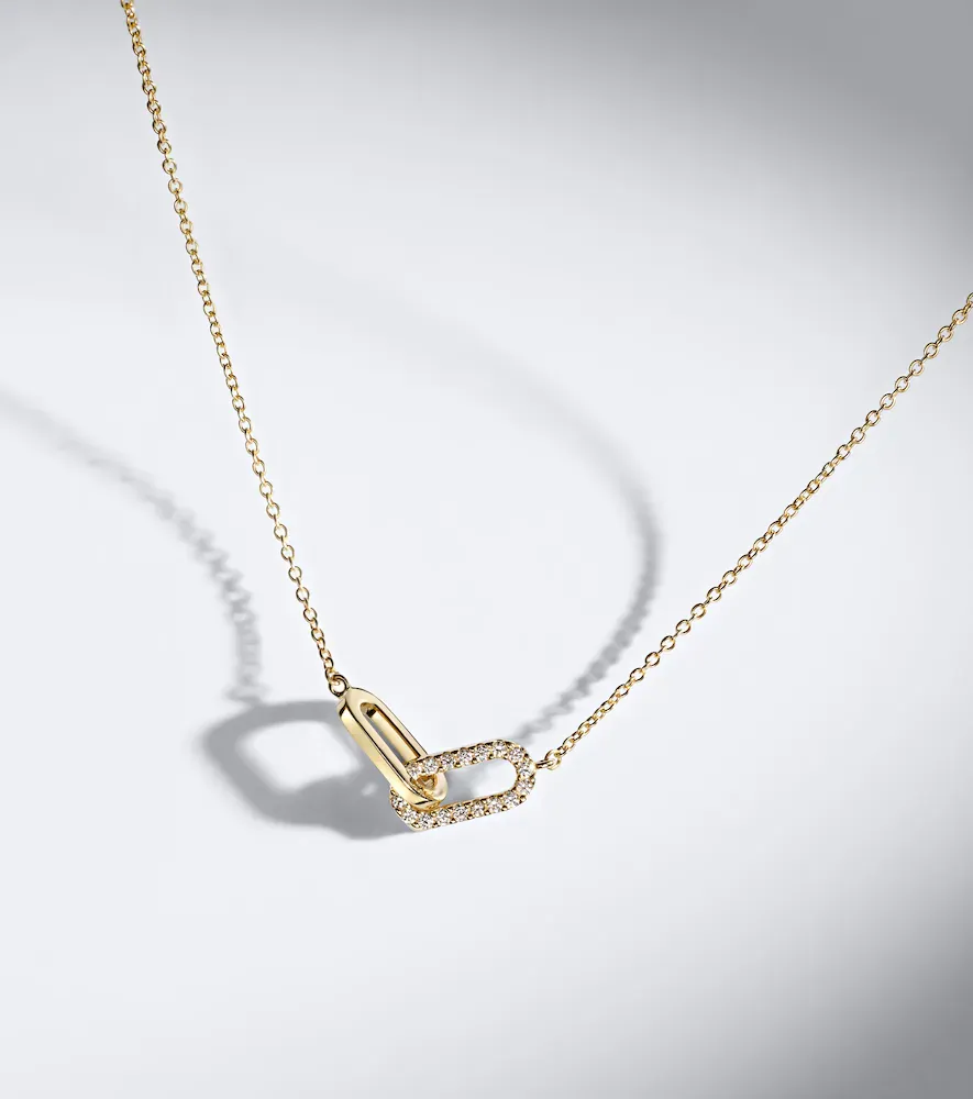 Bucherer Fine Jewellery Link 18kt gold necklace with diamonds | Thumbnail 6 Bucherer Fine Jewellery Link 18kt gold necklace with diamonds | Thumbnail 6