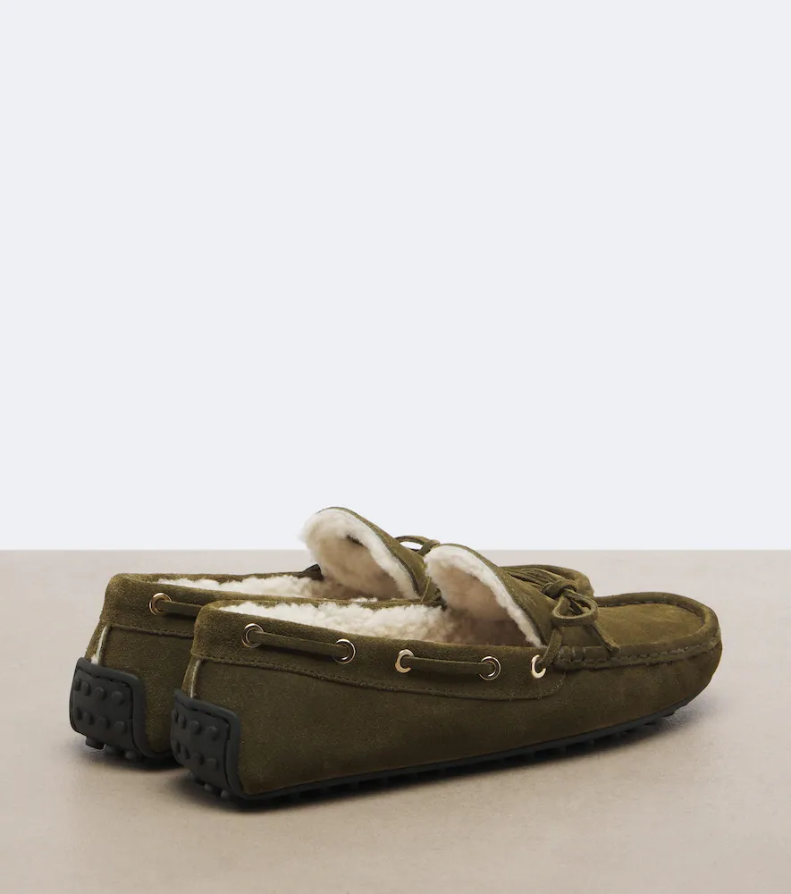 Tod's Gommino shearling-lined suede boat shoes | Thumbnail 3 Tod's Gommino shearling-lined suede boat shoes | Thumbnail 3