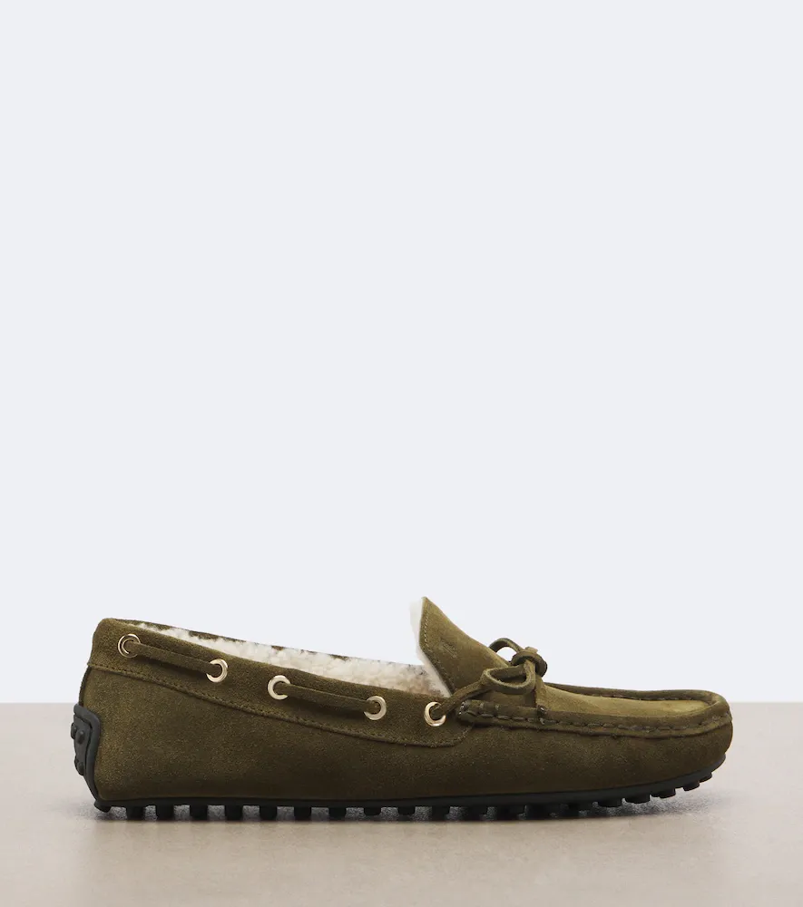 Tod's Gommino shearling-lined suede boat shoes | Thumbnail 4 Tod's Gommino shearling-lined suede boat shoes | Thumbnail 4